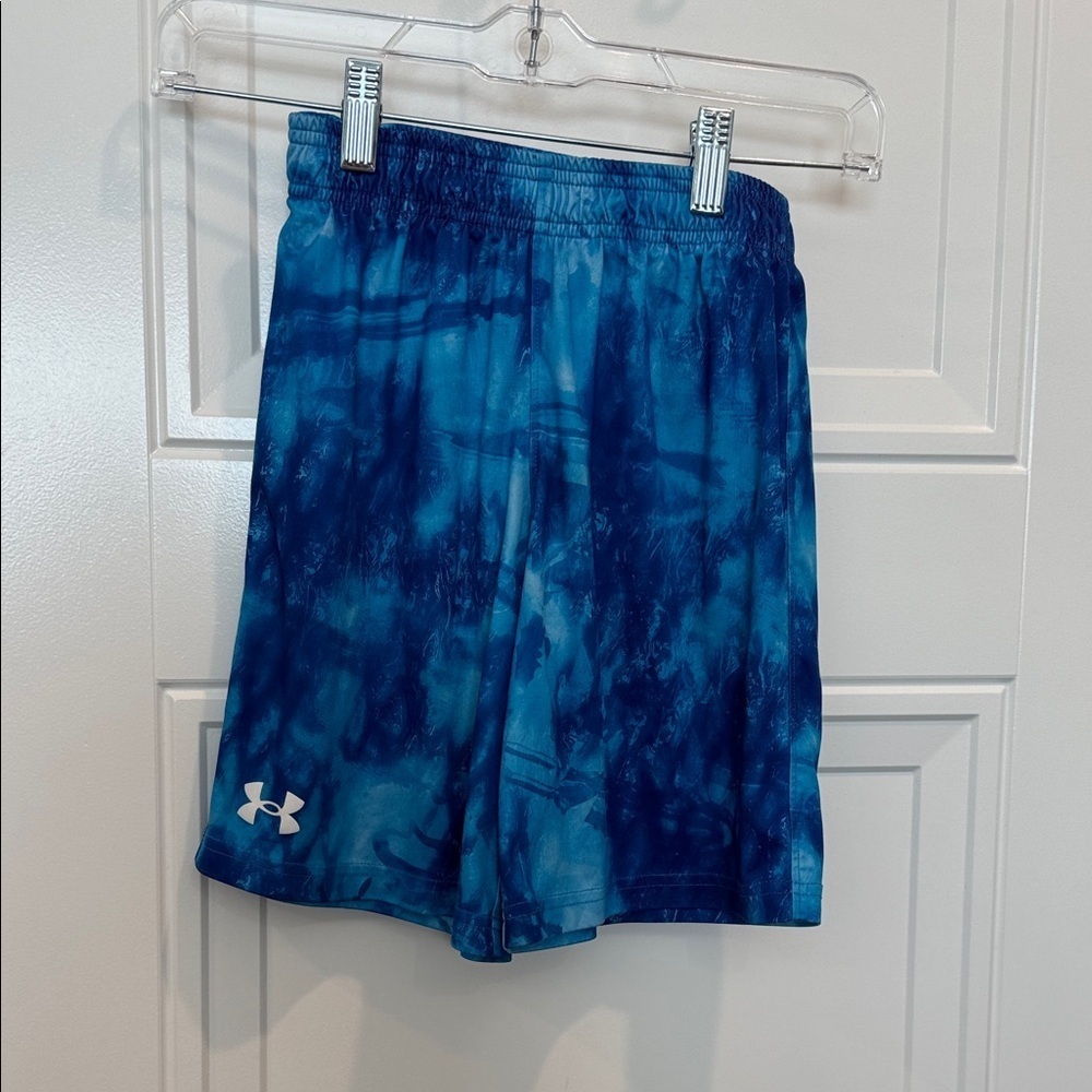 Under Armour Ocean Blue Patterned Shorts